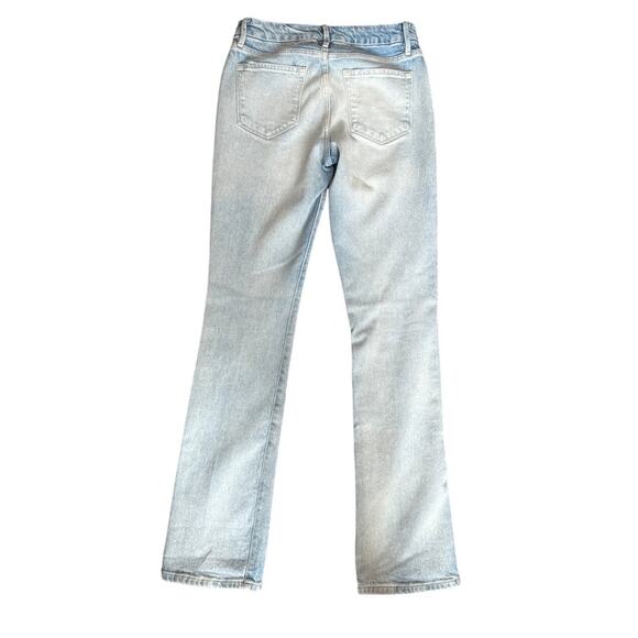 FRAME Le Mini Boot Jeans – Size 28 (Light Wash, Sustainable Fabric) - Picture 2 of 5